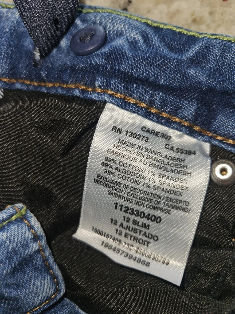 WRANGLER RETRO SLIM FIT Straight-Leg Denim Jeans in Blue